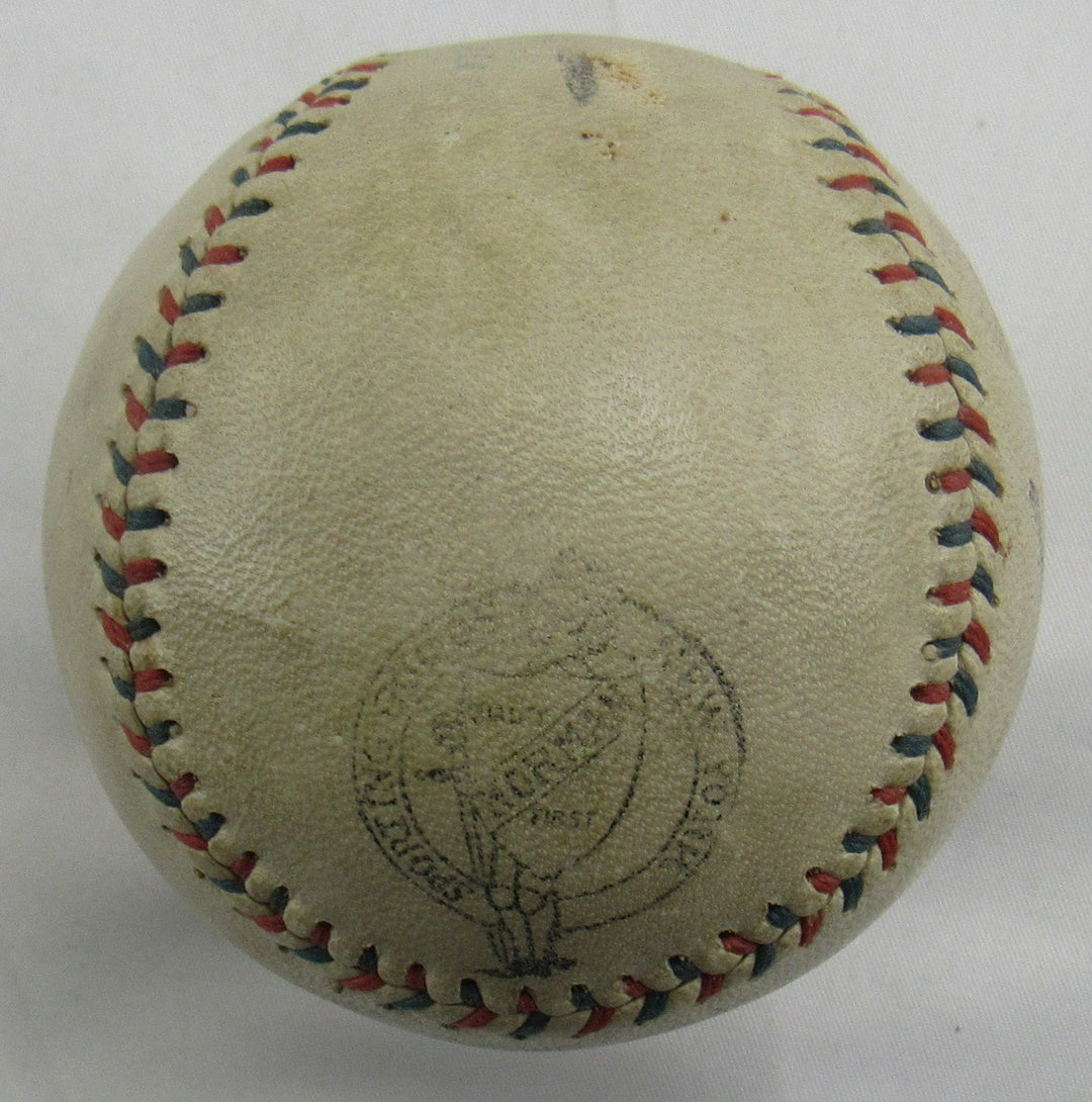 Walter Johnson Sam Rice Clark Griffith Signed Auto Baseball PSA/DNA LOA M86144