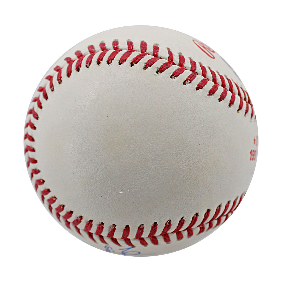 Mariano Rivera New York Yankees Autographed Inscribed 1998 World Series Logo Baseball (CX Auth)