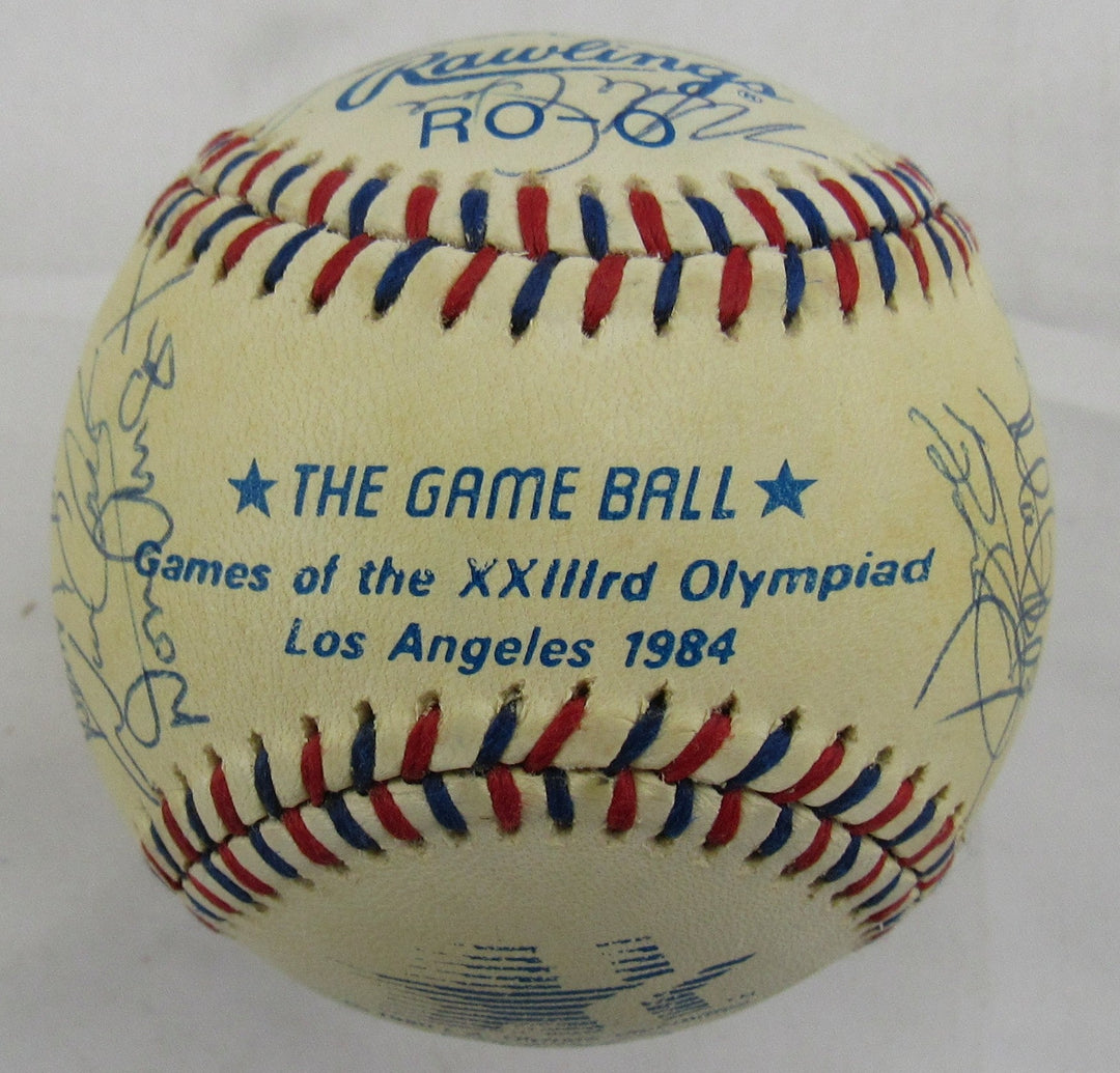 1984 Olympic Baseball Team Signed Ball - Mark McGwire, Cory Snyder, Will Clark and More