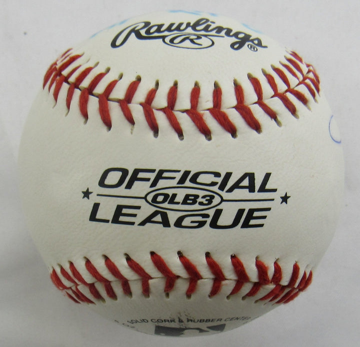 Amos Otis Stan Bahnsen Jack Billingham +3 More Signed Auto Baseball B171