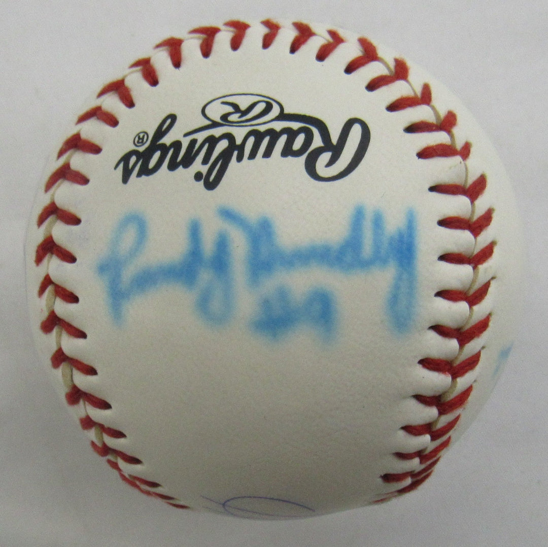 Amos Otis Stan Bahnsen Jack Billingham +3 More Signed Auto Baseball B171