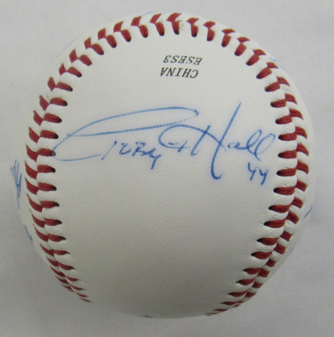 Frank Howard Tommy Davis Stan Bahnsen Toby Hall +1 More Signed Auto Baseball B171