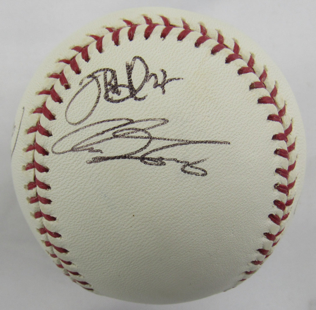 Rodrigo Lopez Bruce Chen Kris Benson +3 Signed Auto Rawlings Baseball B159
