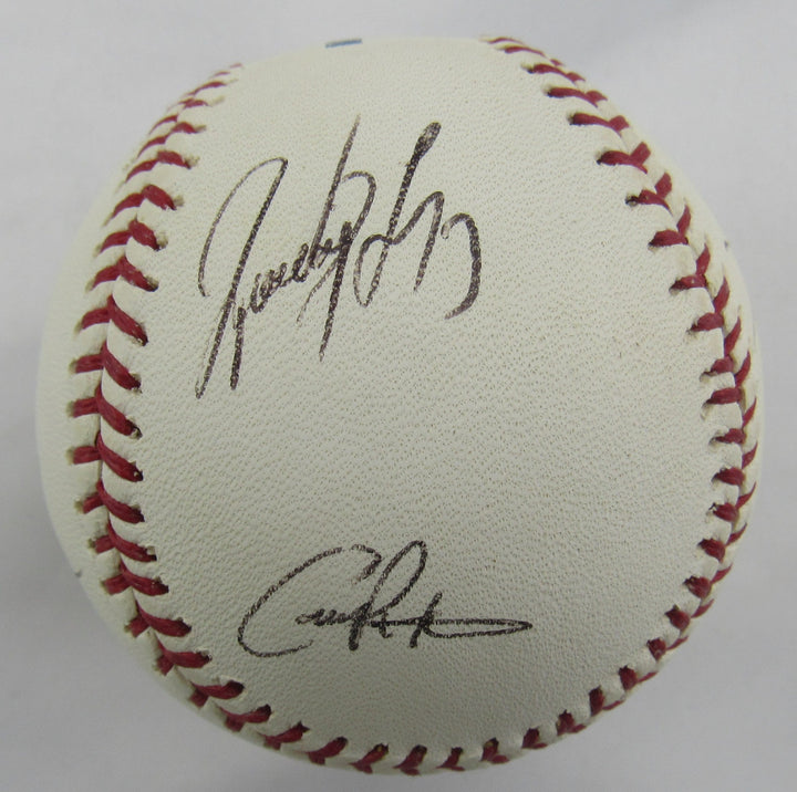 Rodrigo Lopez Bruce Chen Kris Benson +3 Signed Auto Rawlings Baseball B151