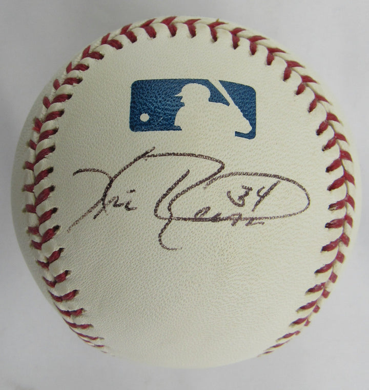 Rodrigo Lopez Bruce Chen Kris Benson +3 Signed Auto Rawlings Baseball B151