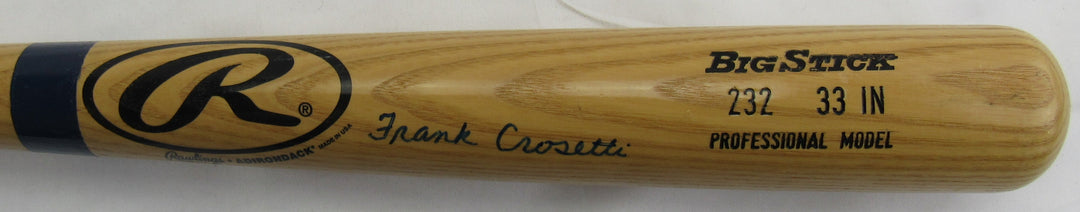 Frank Crosetti Signed Rawlings Baseball Bat CF42700