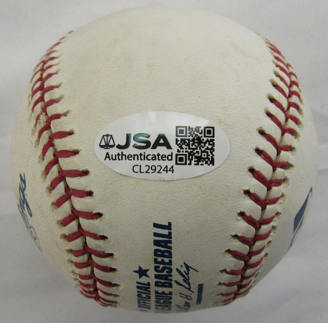 Johnny Damon Signed Rawlings Baseball JSA CL29244