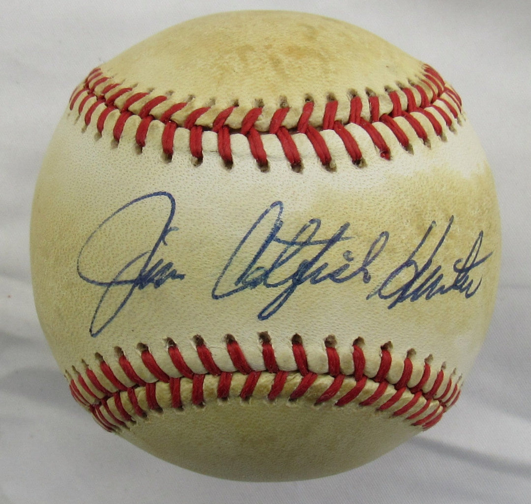 Jim Catfish Hunter Signed Rawlings Baseball JSA CL29263