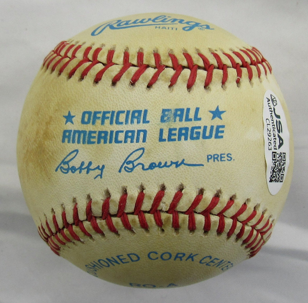 Jim Catfish Hunter Signed Rawlings Baseball JSA CL29263