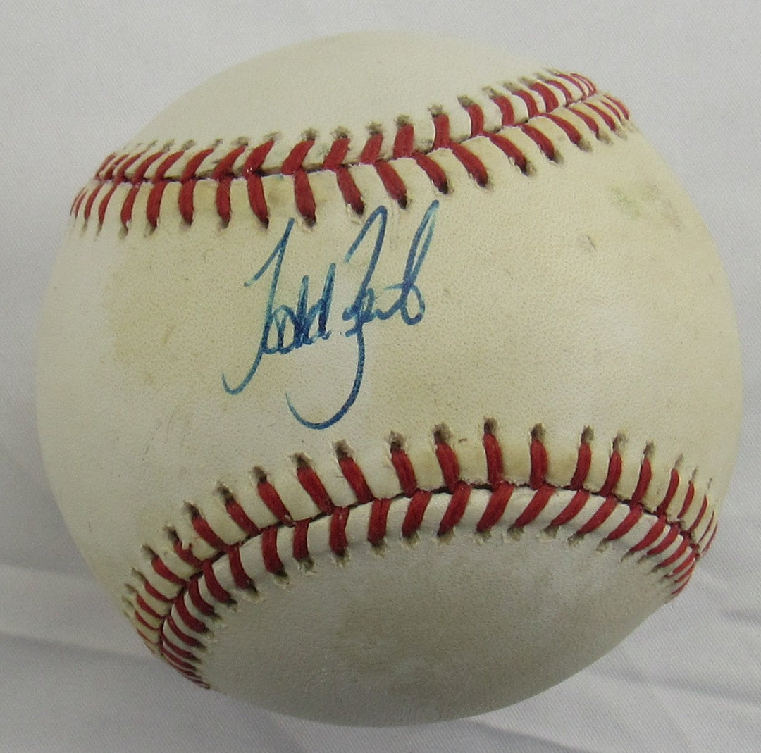 Todd Zeile Signed Auto Rawlings Baseball B160 IV