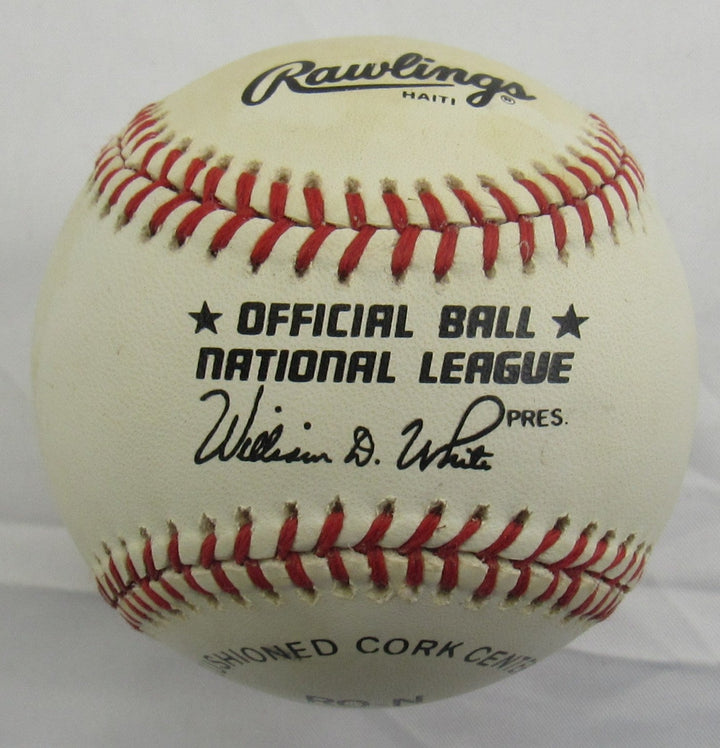 Todd Zeile Signed Auto Rawlings Baseball B160 IV