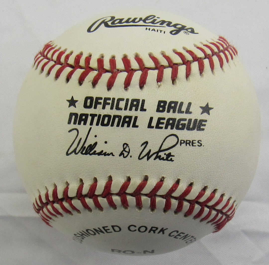Ricky Jordan Signed Auto Rawlings Baseball B160 VI