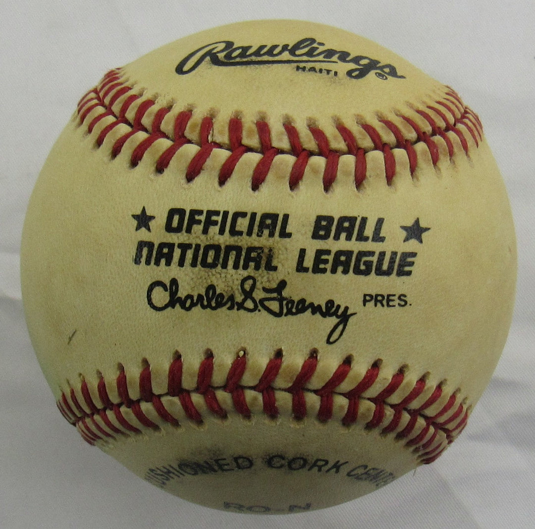 Vince Coleman Signed Auto Rawlings Baseball B152