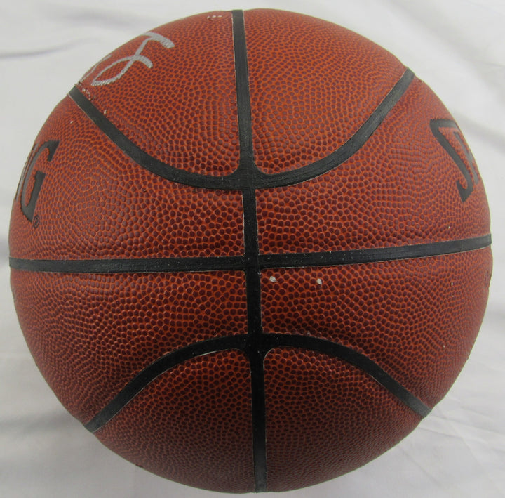 Alonzo Mourning Signed Auto Spalding Basketball JSA CL29250