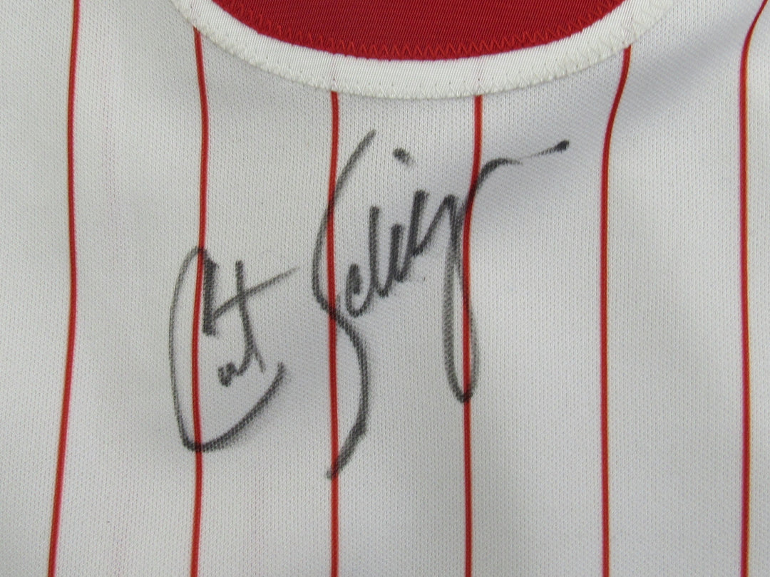 Curt Schilling Signed Auto Phillies Jersey JSA CL29217 - Russell Athletic