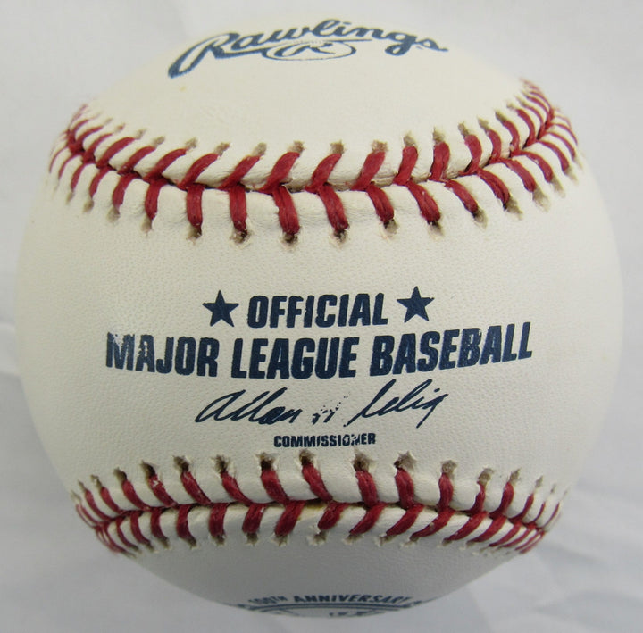 Ralph Houk Signed Auto Rawlings Yankees 100th Anniversary Baseball