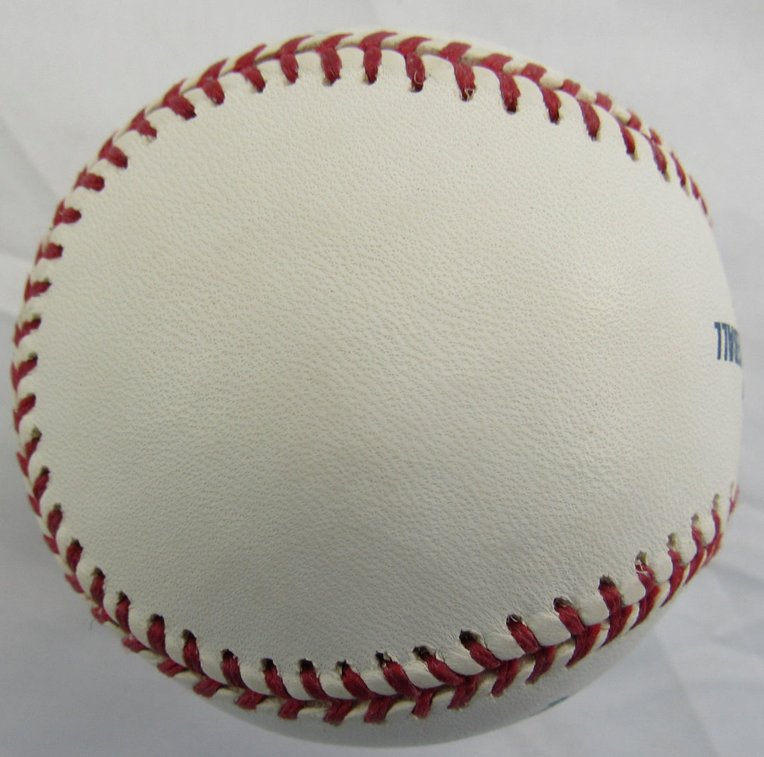 Clete Boyer Signed Auto Rawlings Yankees 100th Anniversary Baseball w/ Insc