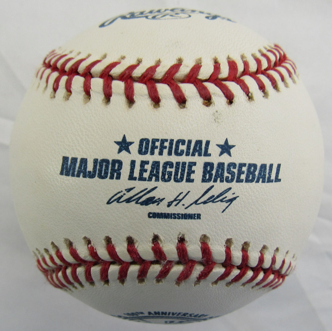 Clete Boyer Signed Auto Rawlings Yankees 100th Anniversary Baseball w/ Insc