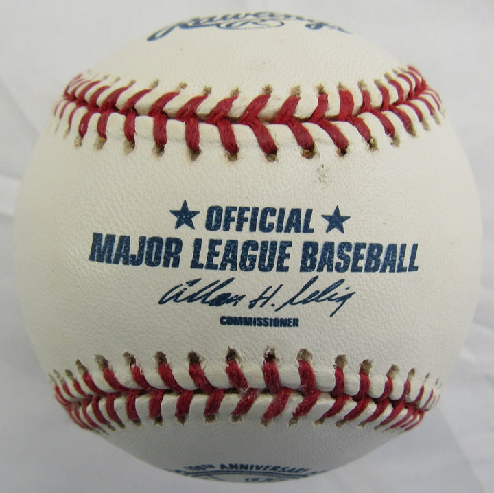 Clete Boyer Signed Auto Rawlings Yankees 100th Anniversary Baseball w/ Insc