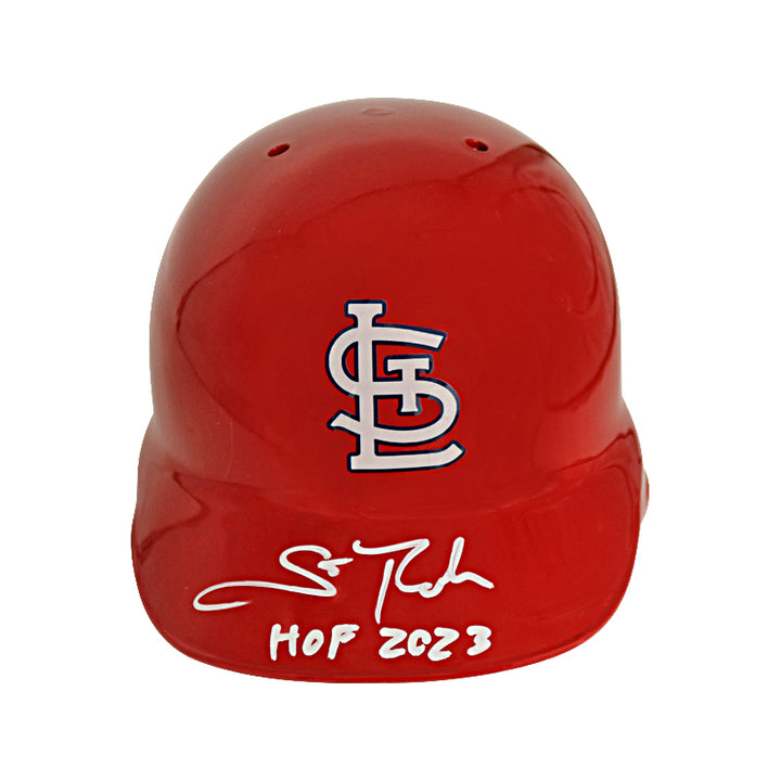 Scott Rolen St Louis Cardinals Autographed and Inscribed "HOF 2023" Cardinals Helmet (CX Auth)