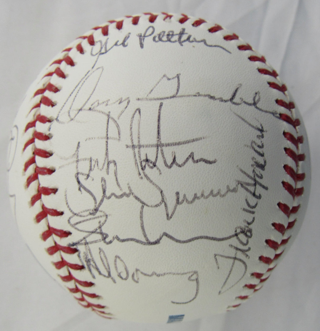 New York Yankees Multi Signed Rawlings Auto Baseball w/21 Signatures - Don Larsen, Bucky Dent