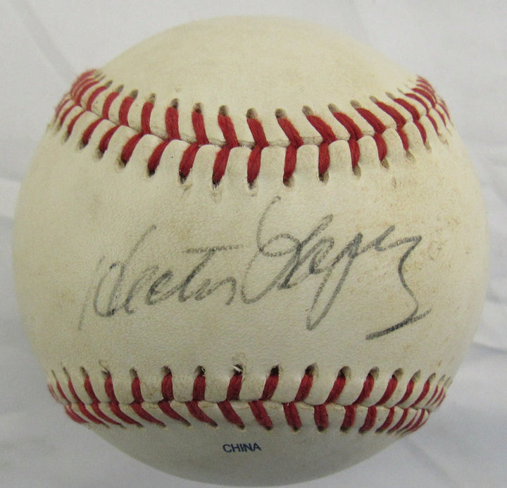 Hector Lopez Signed Auto Rawlings Baseball B170