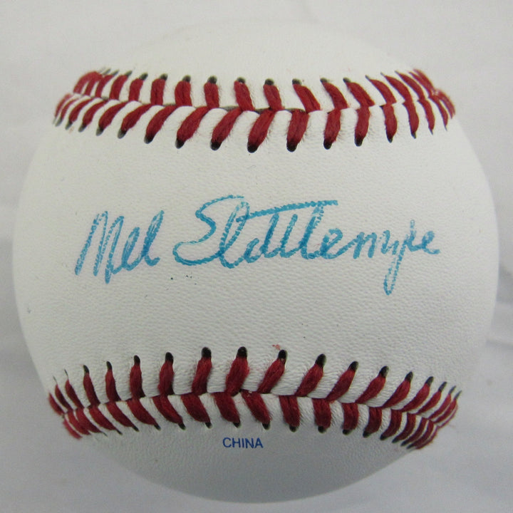 Mel Stottlemyre Signed Auto Rawlings Baseball B165