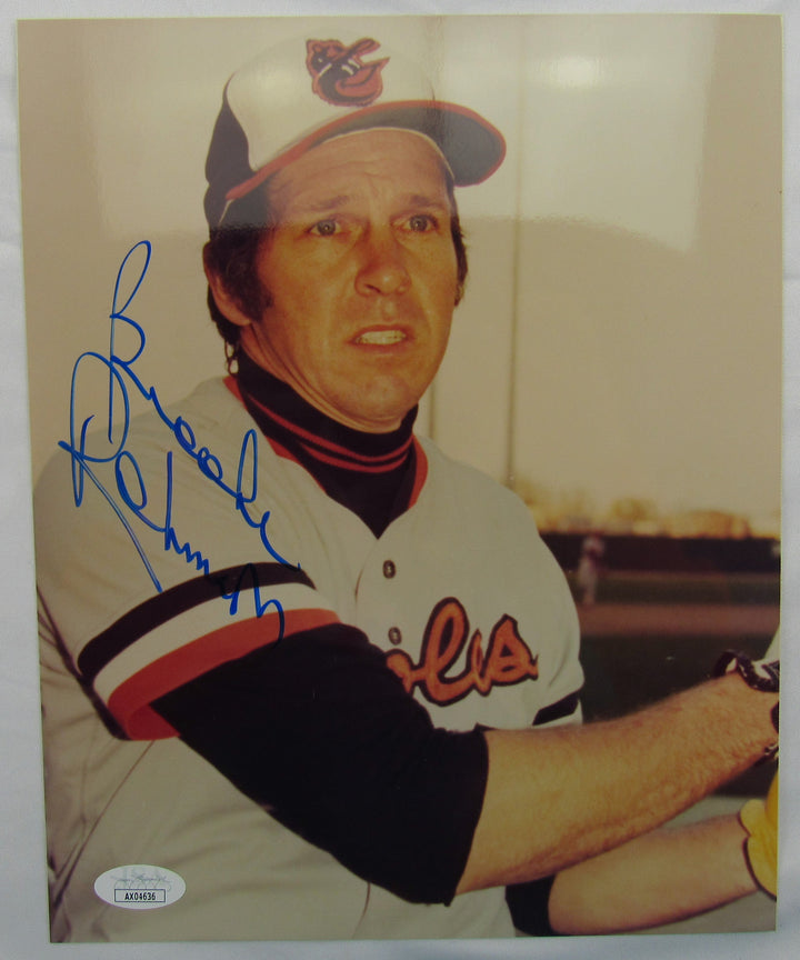 Brooks Robinson Signed 8x10 Photo JSA AX04636