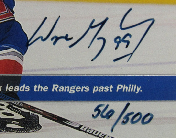 Wayne Gretzky Signed 1997-98 Upper Deck Hockey NHL Card 56/500