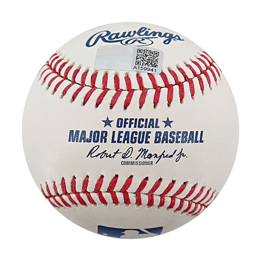 Mariano Rivera New York Yankees Autographed Signed Inscribed "Enter Sandman 5/23/95, Exit Sandman 9/26/13" OMLB Baseball (CX Auth)