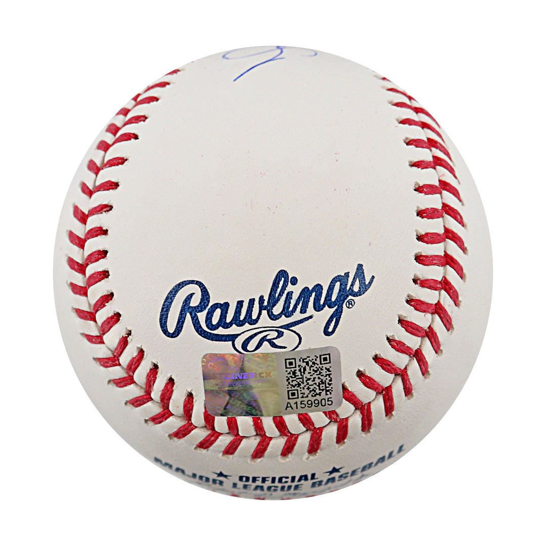 Mariano Rivera New York Yankees Autographed Inscribed Last To Wear #42 OMLB Baseball (CX Auth)
