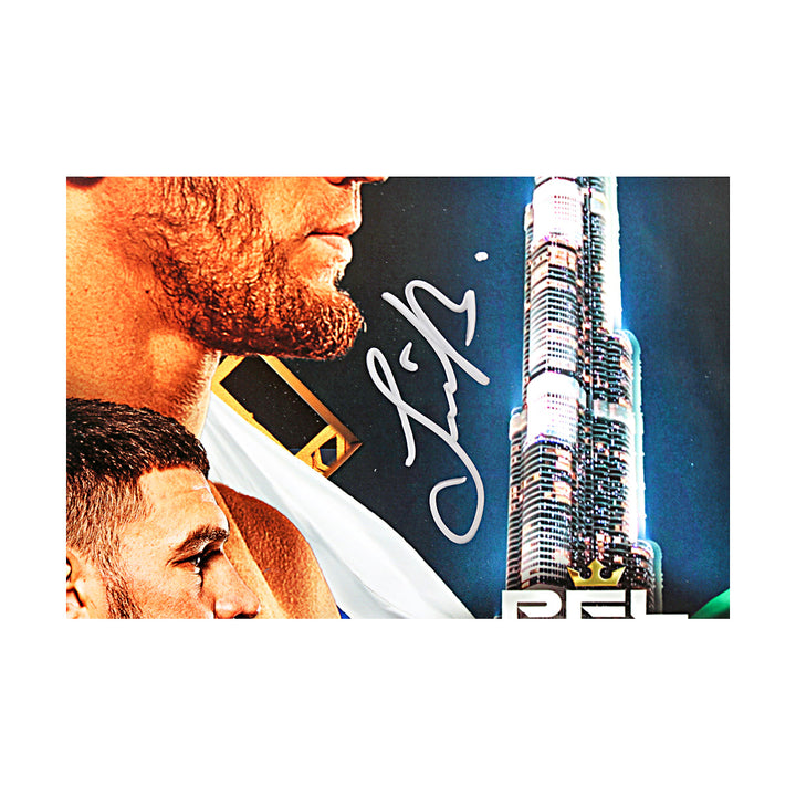 PFL Road to Dubai Champions Series: Usman Nurmagomedov vs Paul Hughes 4 Signature Autographed 16" x 23 1/4" Event Poster (PFL LOA)