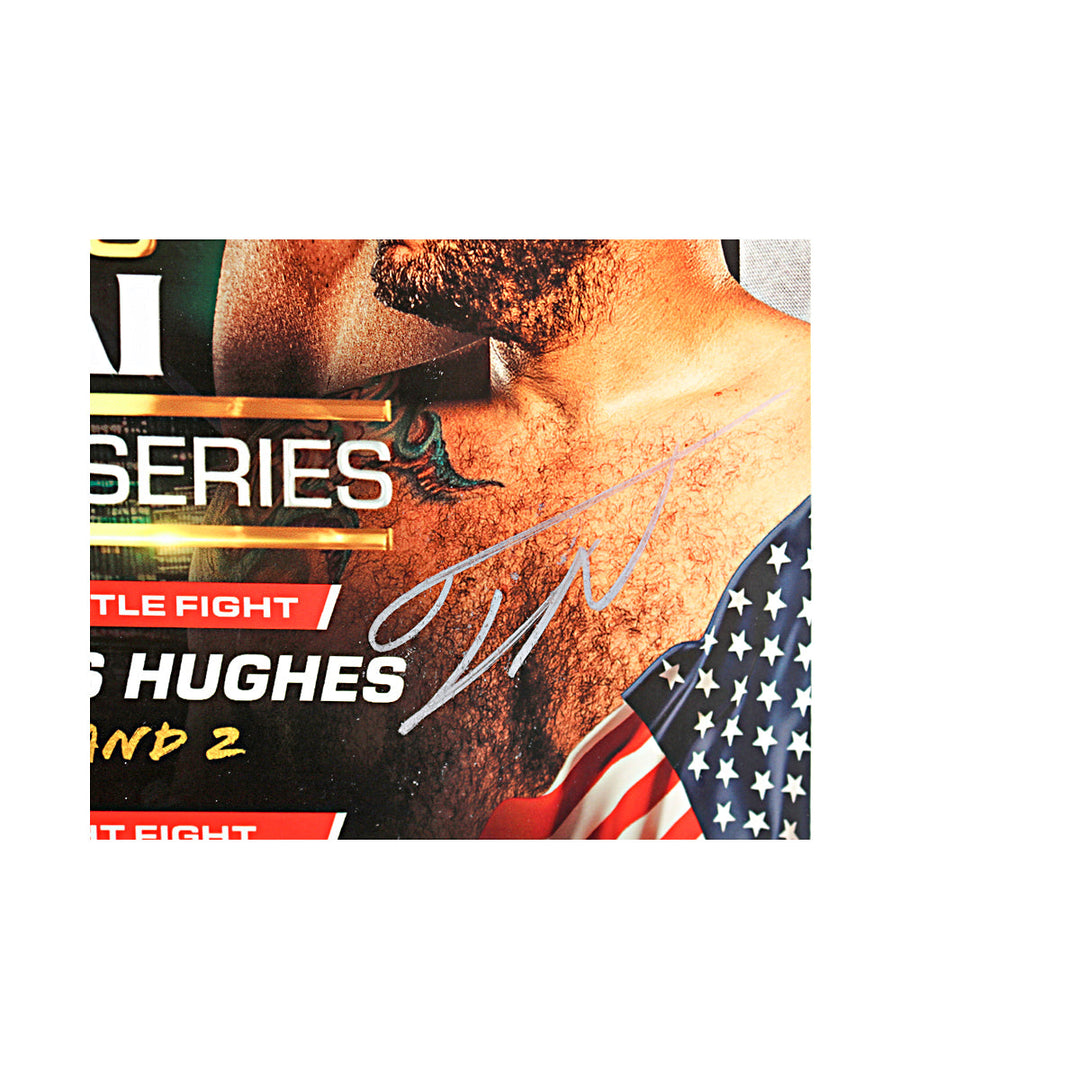 PFL Road to Dubai Champions Series: Usman Nurmagomedov vs Paul Hughes 4 Signature Autographed 16" x 23 1/4" Event Poster (PFL LOA)