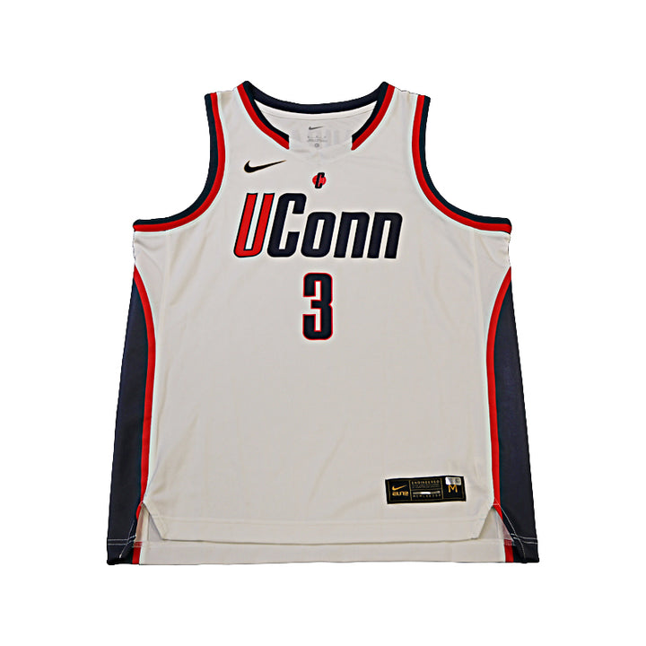 Diana Taurasi UCONN Autographed and Inscribed "3x NCAA Champs" Nike Retro Replica White Jersey (CX Auth)