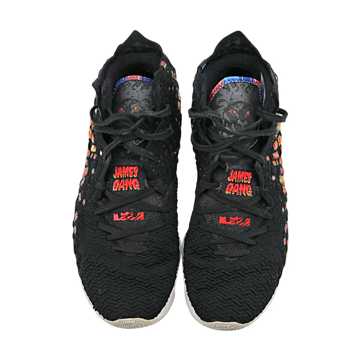 WNBA Black/Multi-Color Nike LeBron 17 James Gang Pair of Sneakers - Size 12 (Player and Signature Unknown)