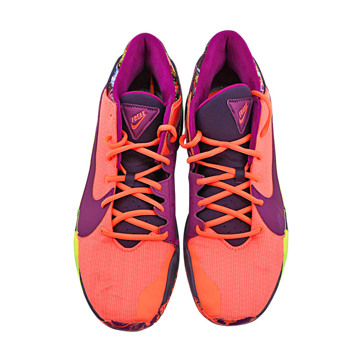 WNBA Bright Mango Nike Zoom Freak 2 Pair of Sneakers - Size 13 (Player Unknown)
