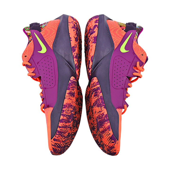 WNBA Bright Mango Nike Zoom Freak 2 Pair of Sneakers - Size 13 (Player Unknown)