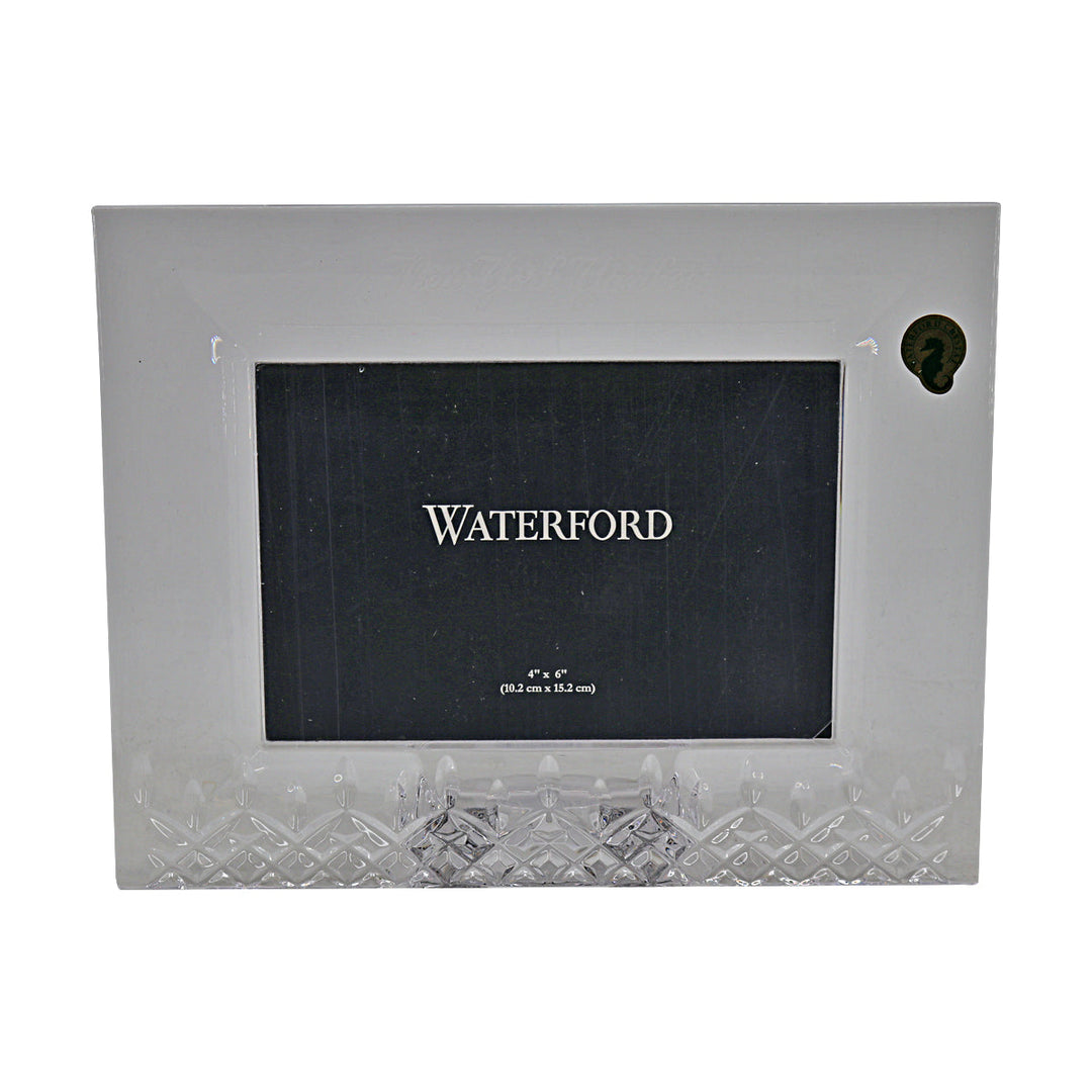 New York Yankees Waterford Lismore Lead Crystal 4x6 Picture Frame