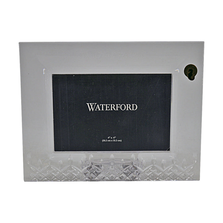 New York Yankees Waterford Lismore Lead Crystal 4x6 Picture Frame