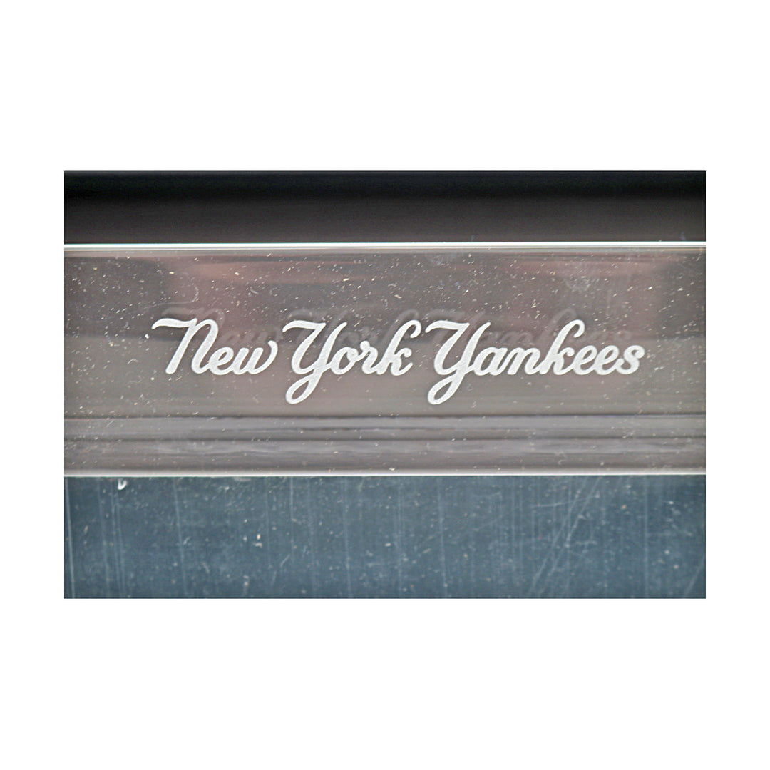New York Yankees Waterford Lismore Lead Crystal 4x6 Picture Frame