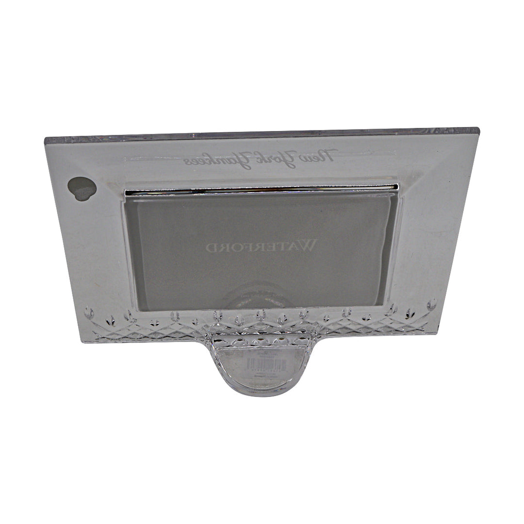 New York Yankees Waterford Lismore Lead Crystal 4x6 Picture Frame