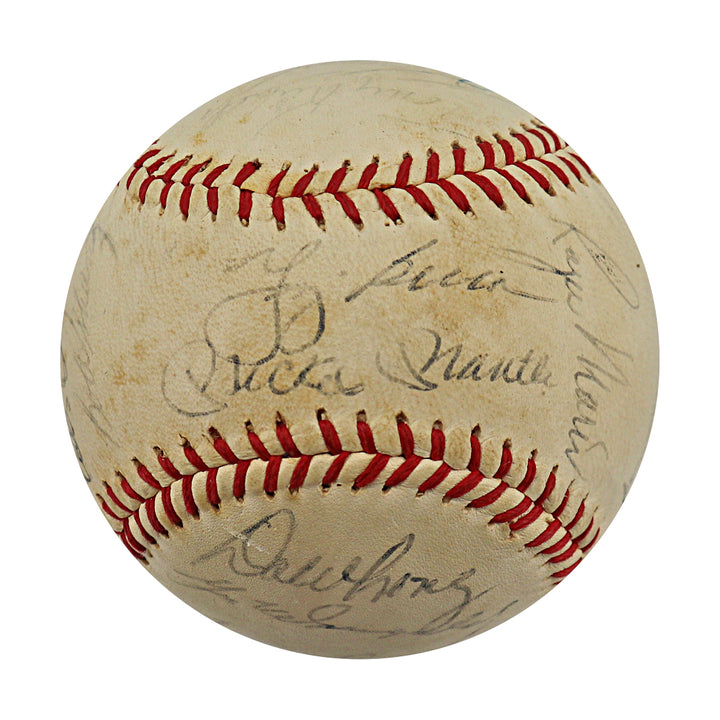 1960 New York Yankees Multi Signed Spalding Baseball (JSA LOA)
