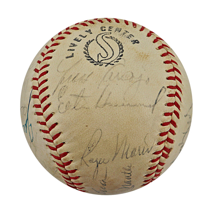 1960 New York Yankees Multi Signed Spalding Baseball (JSA LOA)