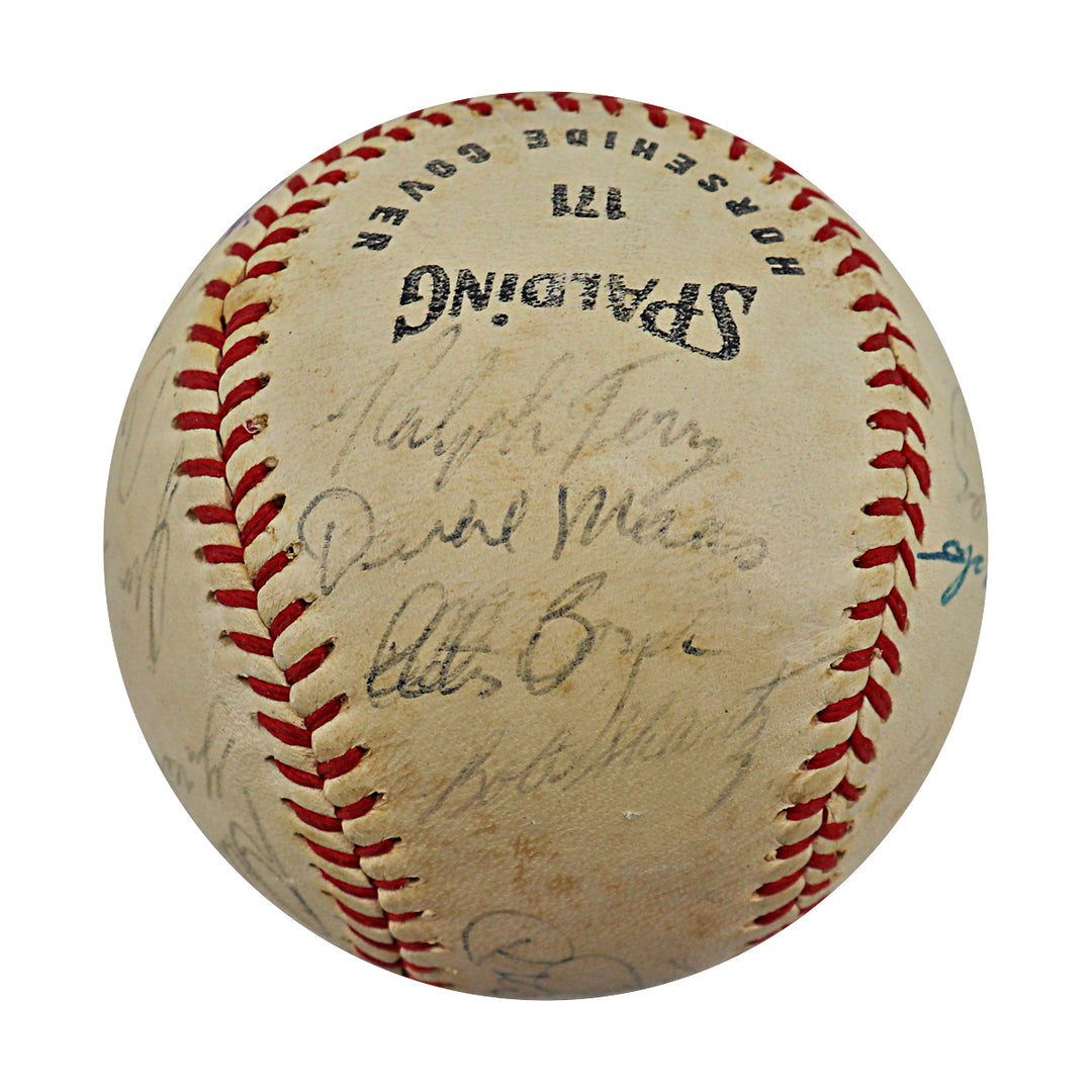 1960 New York Yankees Multi Signed Spalding Baseball (JSA LOA)