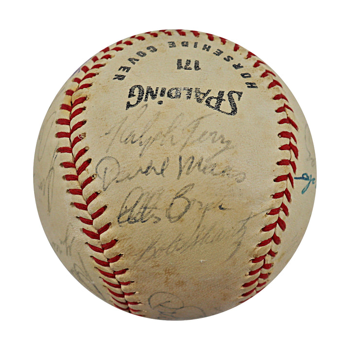 1960 New York Yankees Multi Signed Spalding Baseball (JSA LOA)