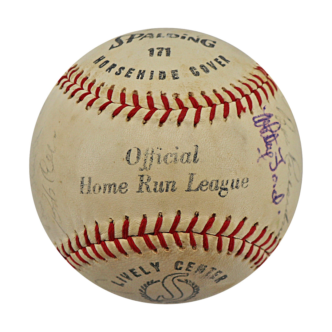 1960 New York Yankees Multi Signed Spalding Baseball (JSA LOA)