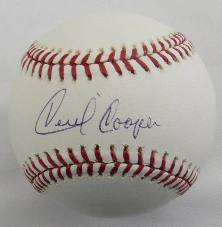 Cecil Cooper Signed Auto Rawlings Baseball Steiner Holo