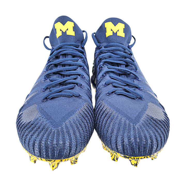 Jordan Brand Alpha Menace Elite University of Michigan Team Issued Cleats Size 12.5