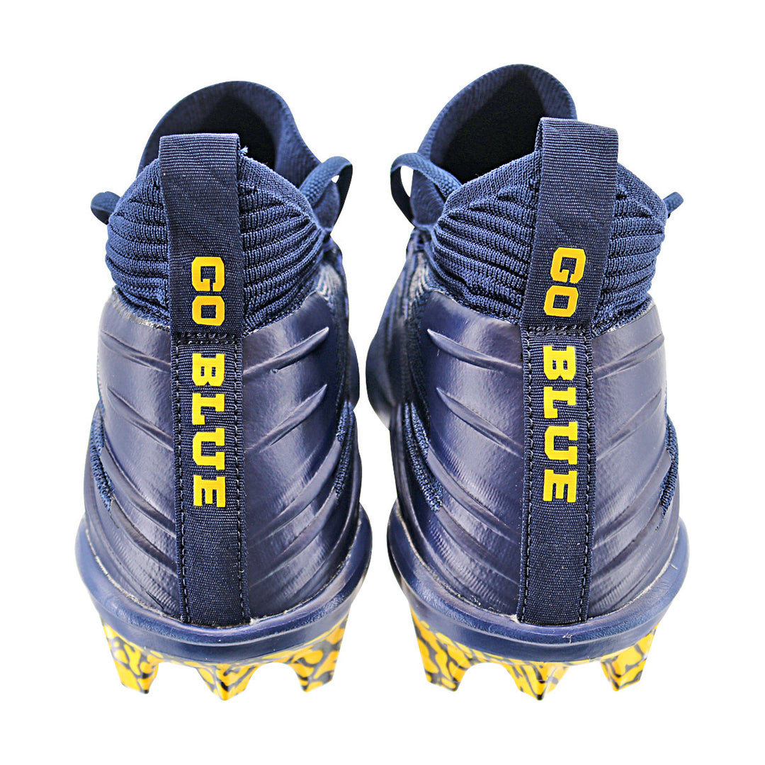 Jordan Brand Alpha Menace Elite University of Michigan Team Issued Cleats Size 12.5