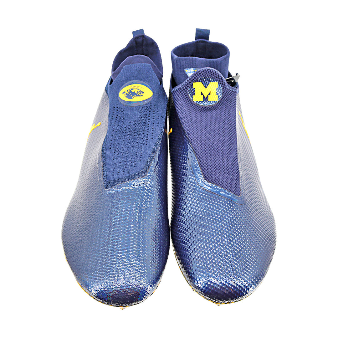 Jordan Brand Vapor Edge Elite Team Issued Michigan Wolverines Cleats Size 15